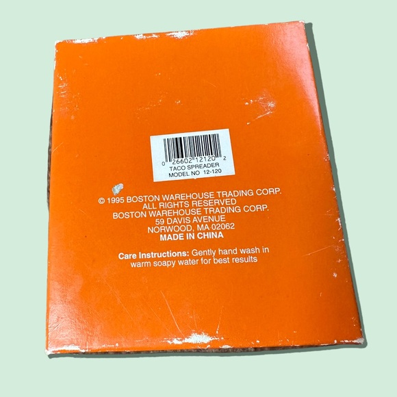 Vintage Boston Warehouse Taco Theme Set Of Four Stainless Steel Spreader Knives - Picture 4 of 4